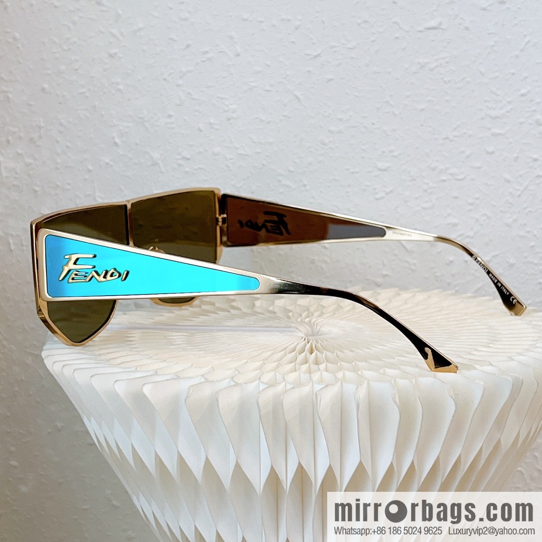 Fendi integrated unisex sunglasses