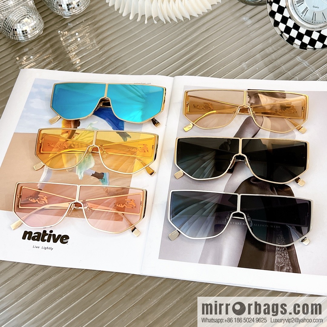 Fendi integrated unisex sunglasses