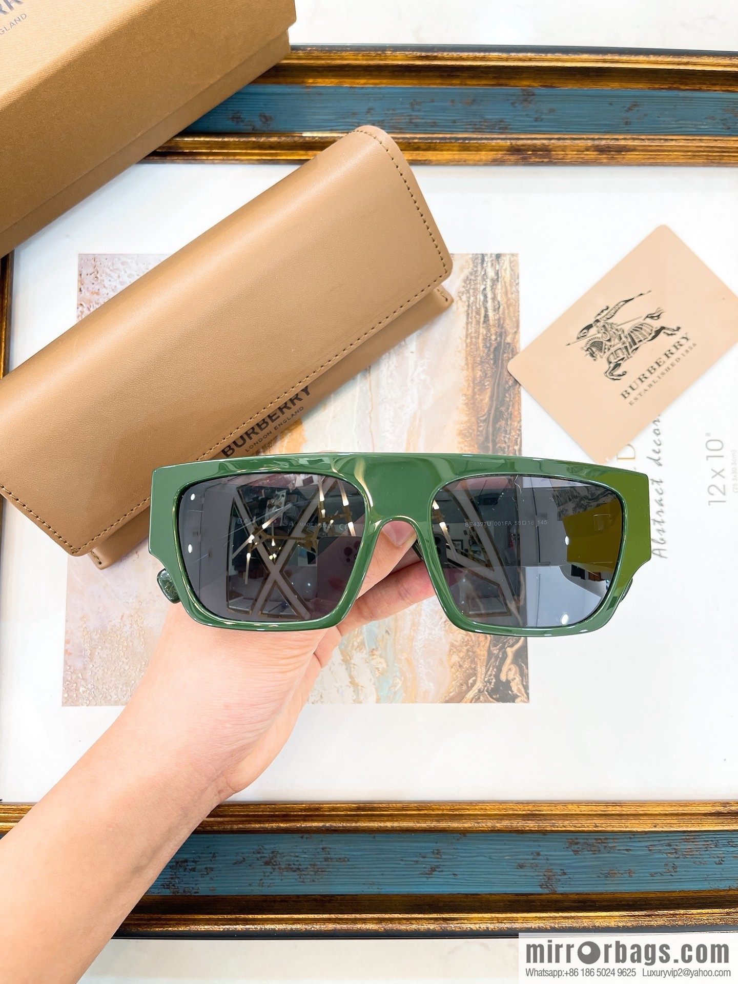 Burberry Burberry Large Frame Unisex Sunglasses