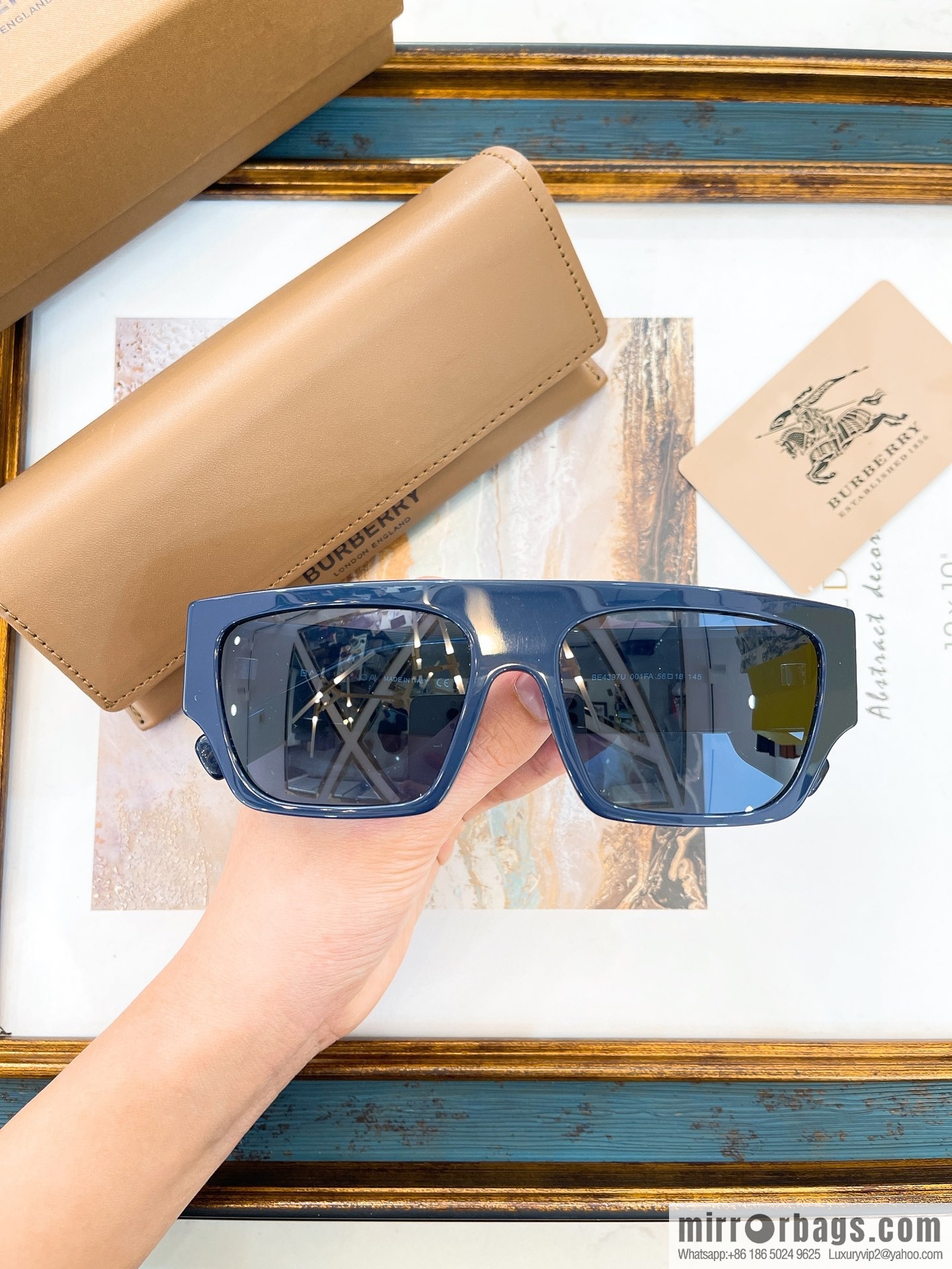 Burberry Burberry Large Frame Unisex Sunglasses