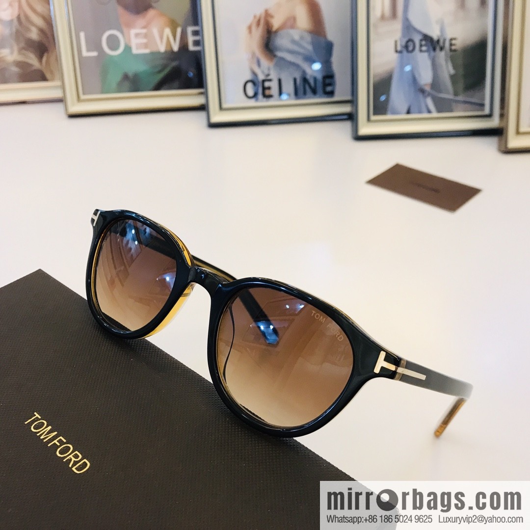 TOM FORD Tom Ford Plate Frame Unisex Sunglasses