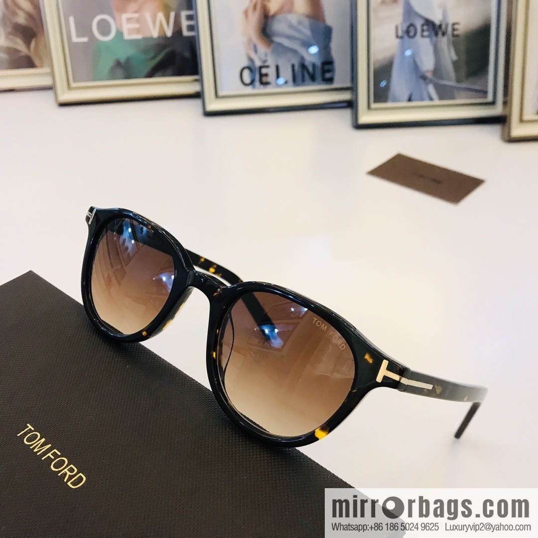 TOM FORD Tom Ford Plate Frame Unisex Sunglasses