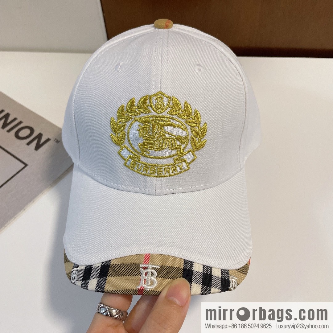 Burberry simple embroidery original baseball cap