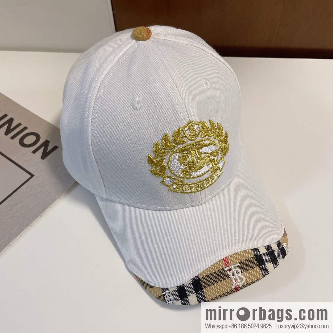 Burberry simple embroidery original baseball cap