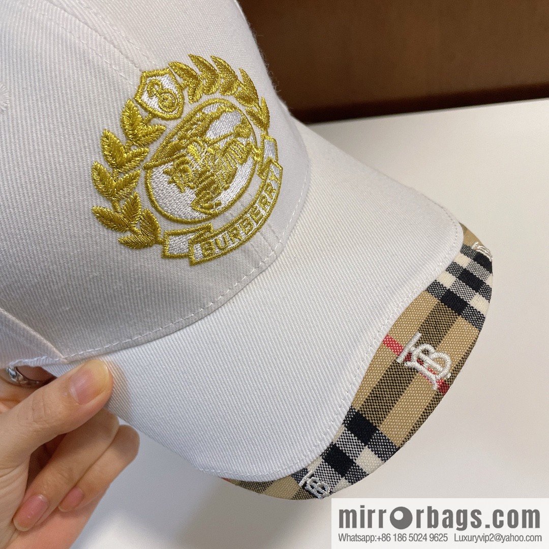 Burberry simple embroidery original baseball cap