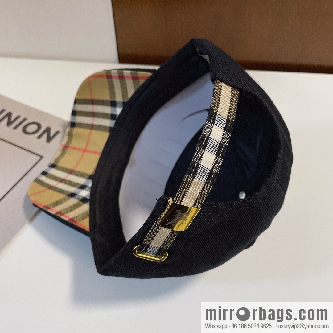 Burberry simple embroidery original baseball cap