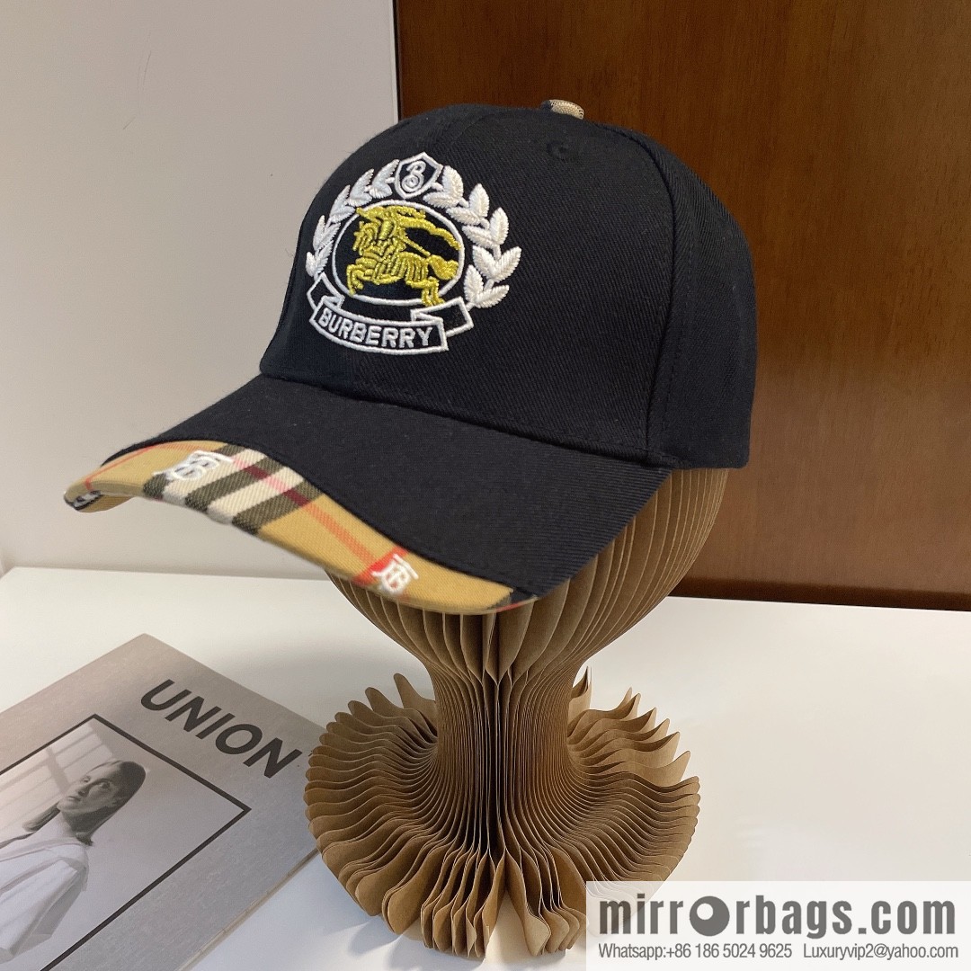 Burberry simple embroidery original baseball cap