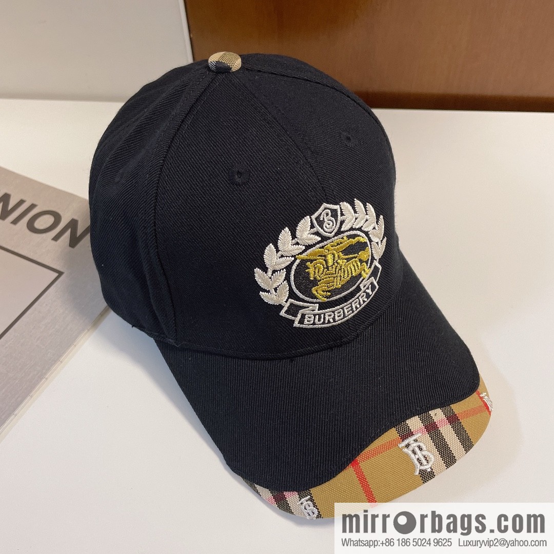 Burberry simple embroidery original baseball cap