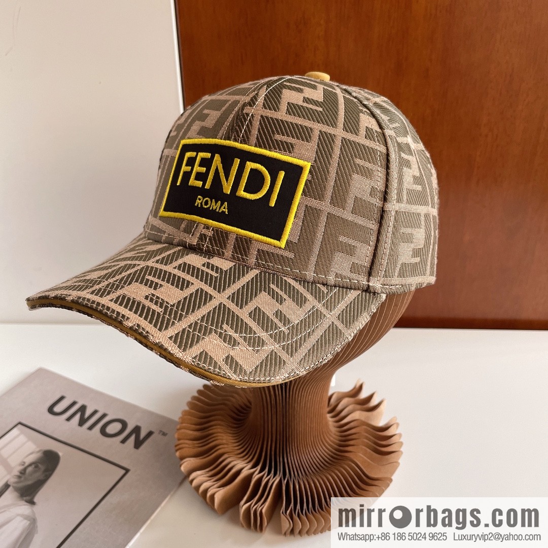 FENDI Fendi 2023 counter new simple baseball cap