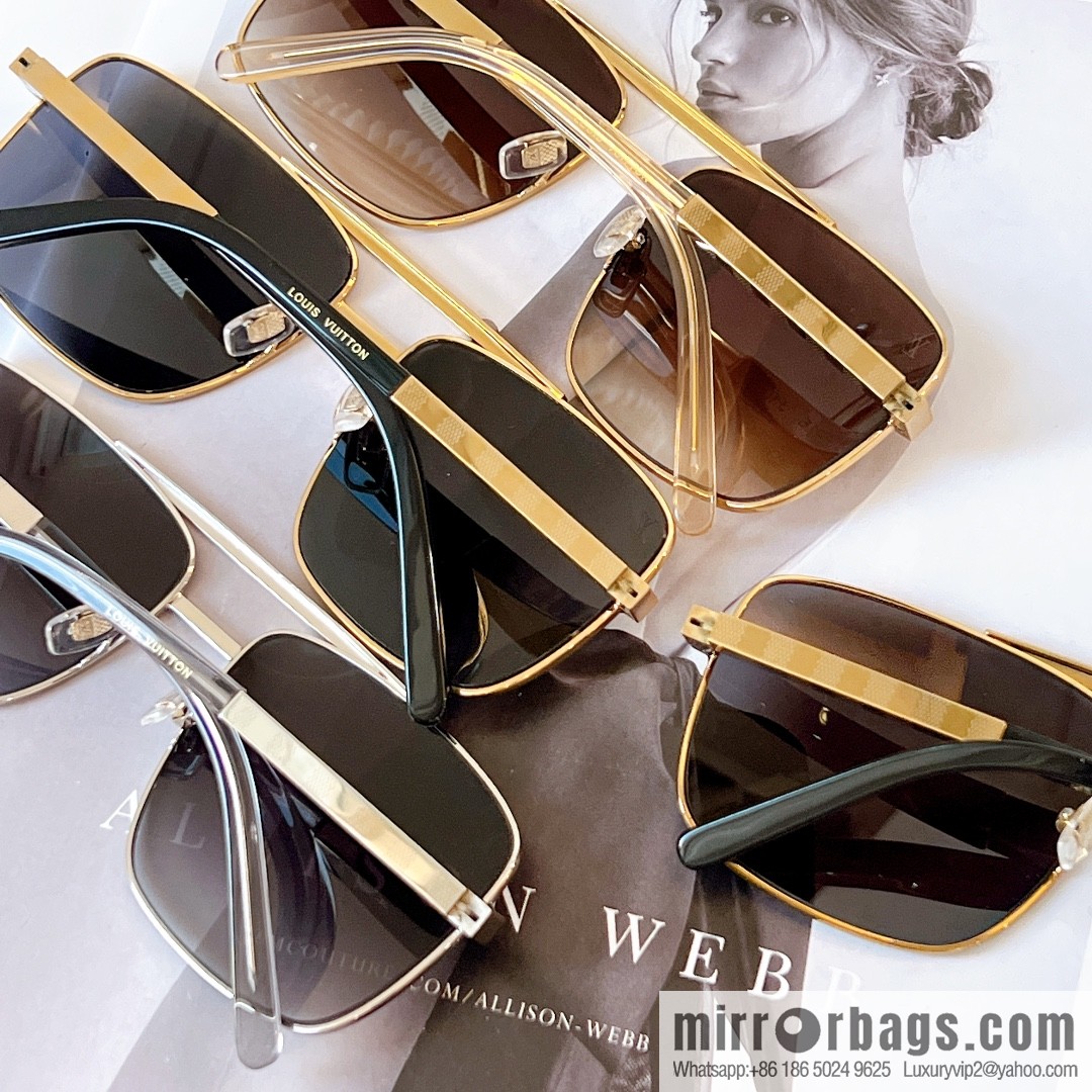 LV Louis Vuitton Square Men's Sunglasses