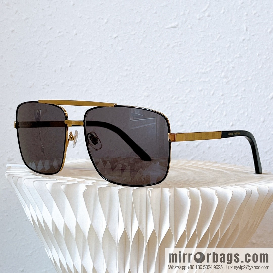 LV Louis Vuitton Square Men's Sunglasses