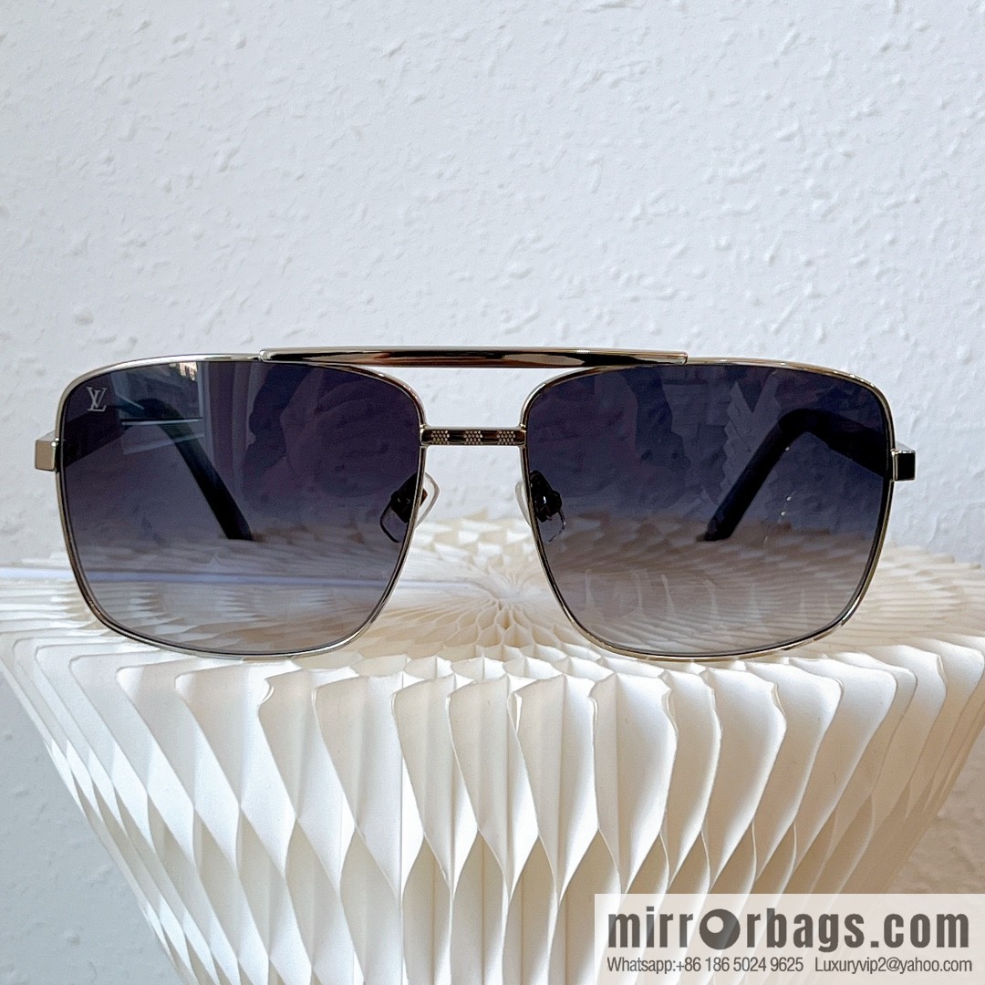 LV Louis Vuitton Square Men's Sunglasses