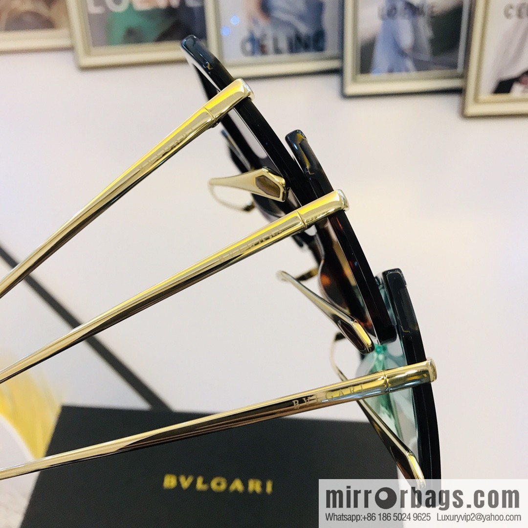 BVLGARI Large Frame Unisex Sunglasses