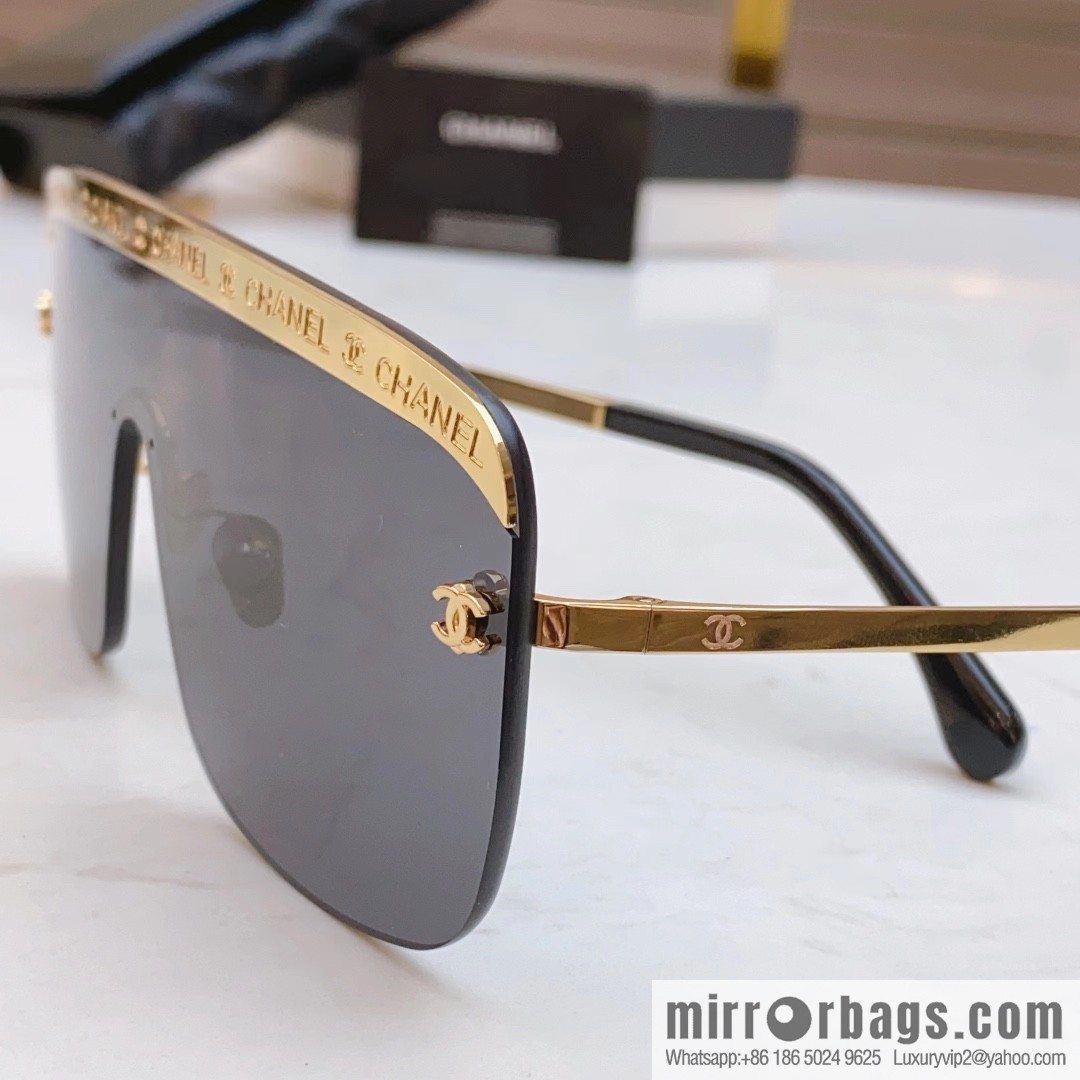 Chanel's new integrated lenses unisex sunglasses
