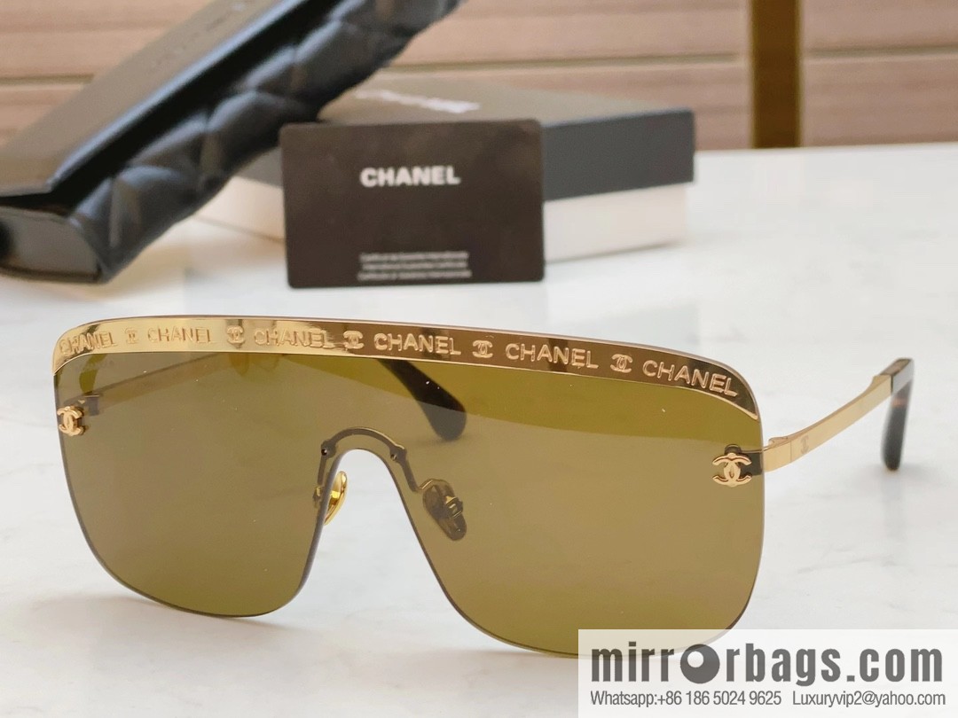Chanel's new integrated lenses unisex sunglasses