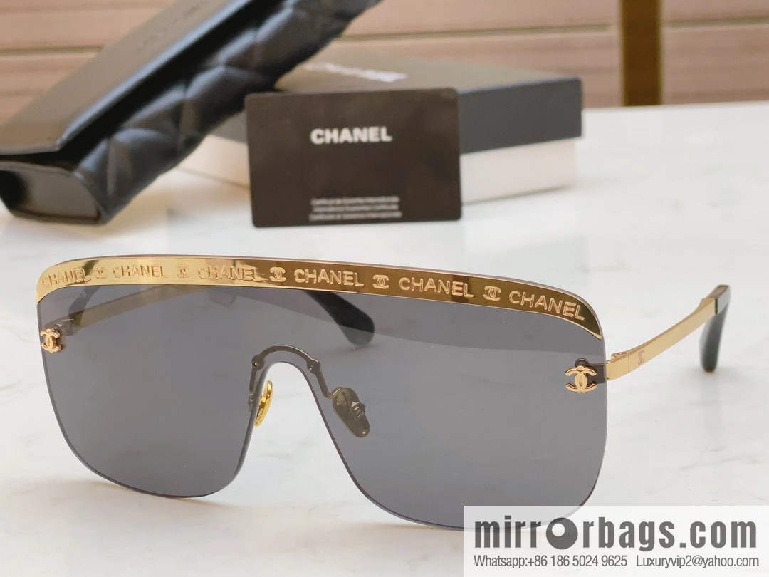 Chanel's new integrated lenses unisex sunglasses