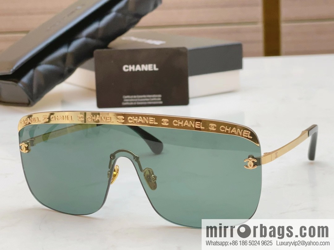 Chanel's new integrated lenses unisex sunglasses
