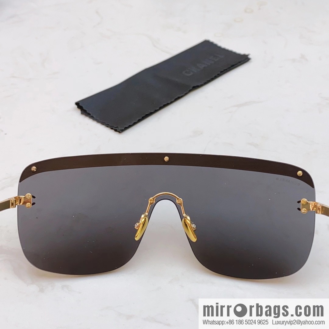 Chanel's new integrated lenses unisex sunglasses