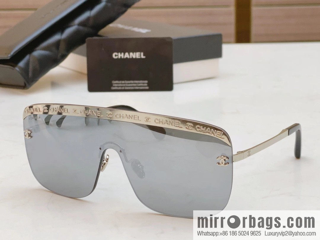 Chanel's new integrated lenses unisex sunglasses