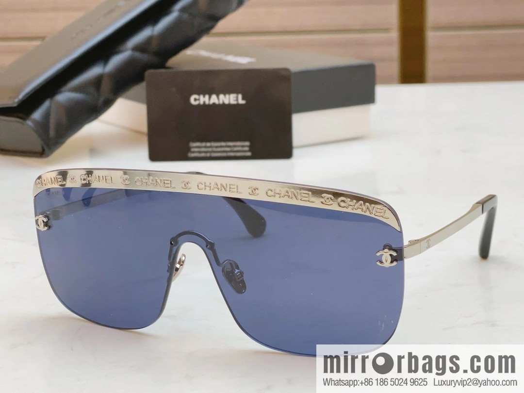 Chanel's new integrated lenses unisex sunglasses
