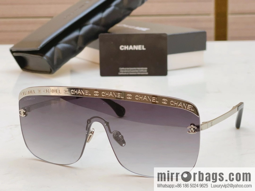 Chanel's new integrated lenses unisex sunglasses