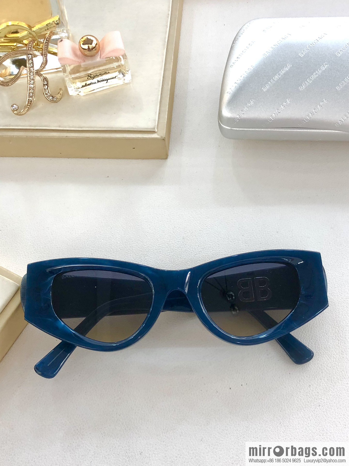BALENCIAGA Balenciaga Classic Double B Letter Logo Women's Sunglasses