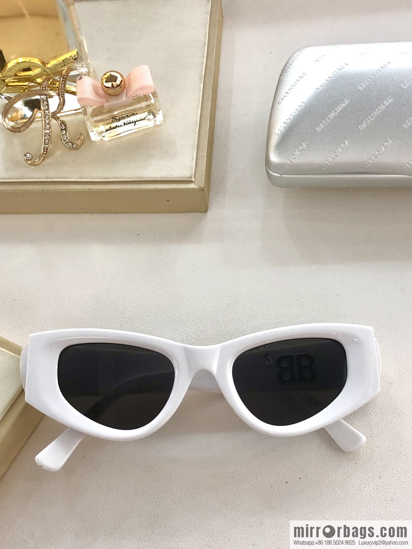 BALENCIAGA Balenciaga Classic Double B Letter Logo Women's Sunglasses