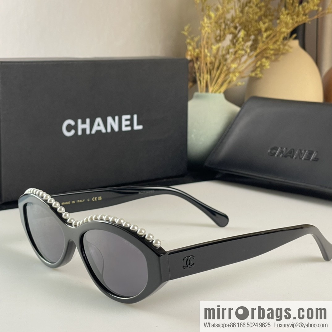 Chanel pearl women's sunglasses