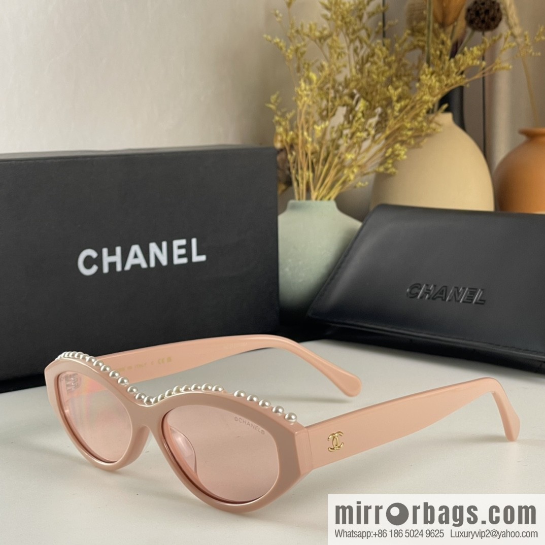 Chanel pearl women's sunglasses