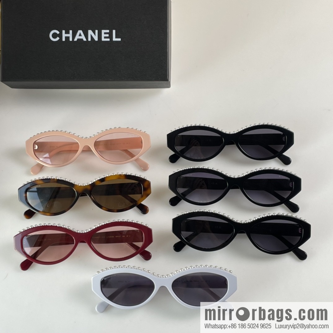 Chanel pearl women's sunglasses