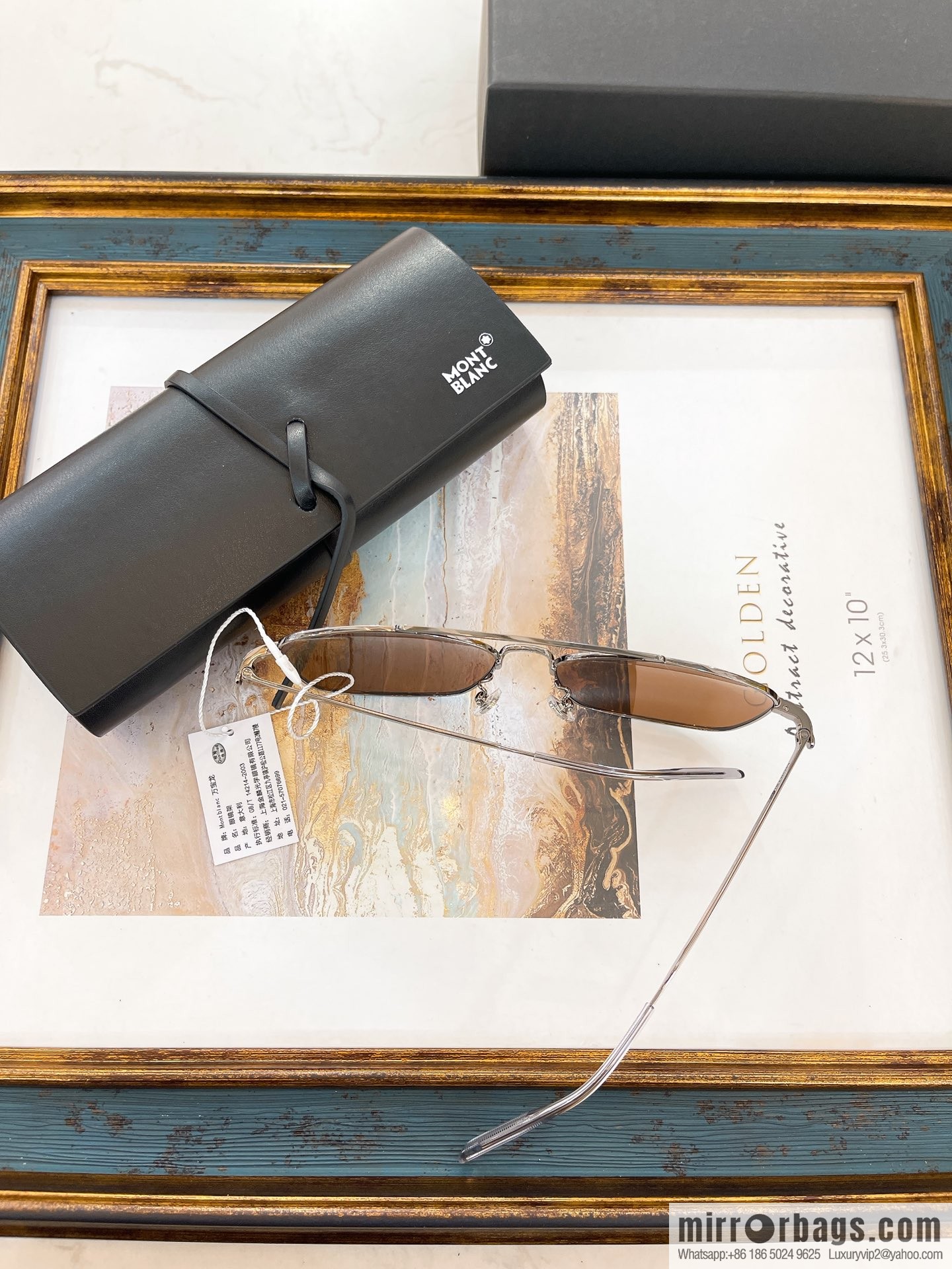 MONT BLANC Montblanc Metal Box Men's Sunglasses