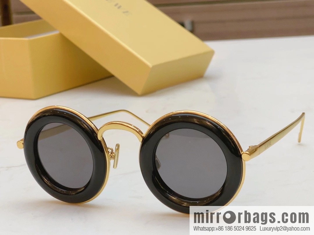 LOEWE 2023 retro women's round sunglasses