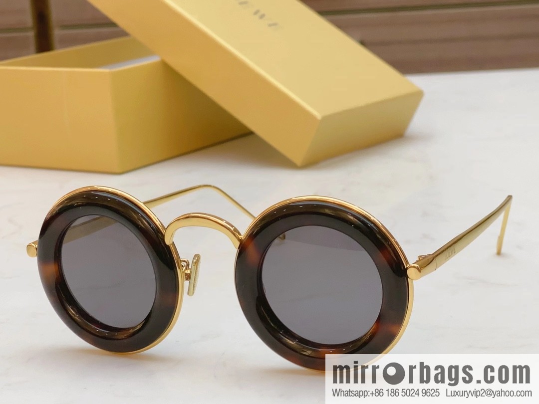 LOEWE 2023 retro women's round sunglasses