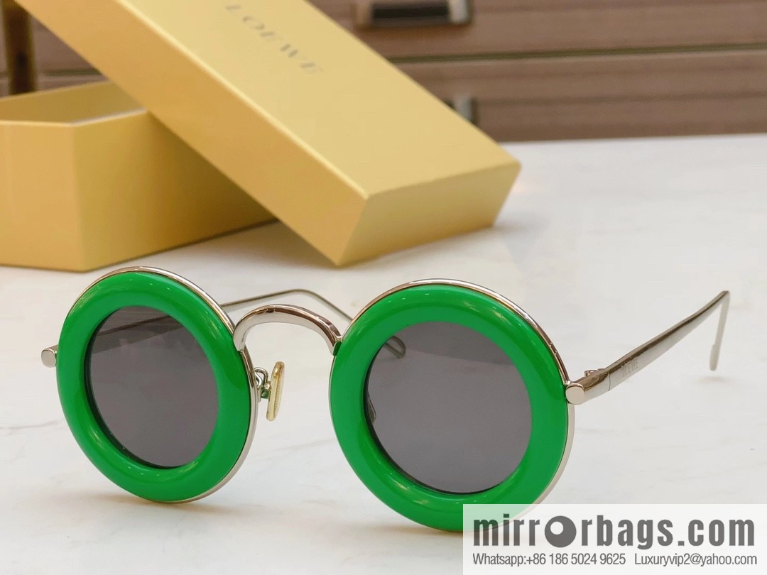 LOEWE 2023 retro women's round sunglasses