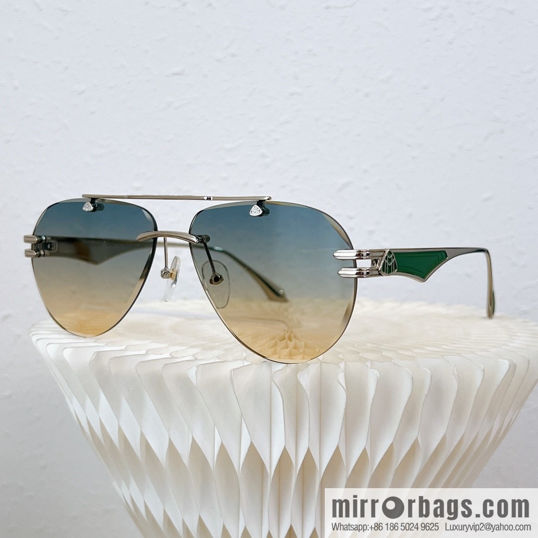 MAYBACH Maybach rimless oval sunglasses