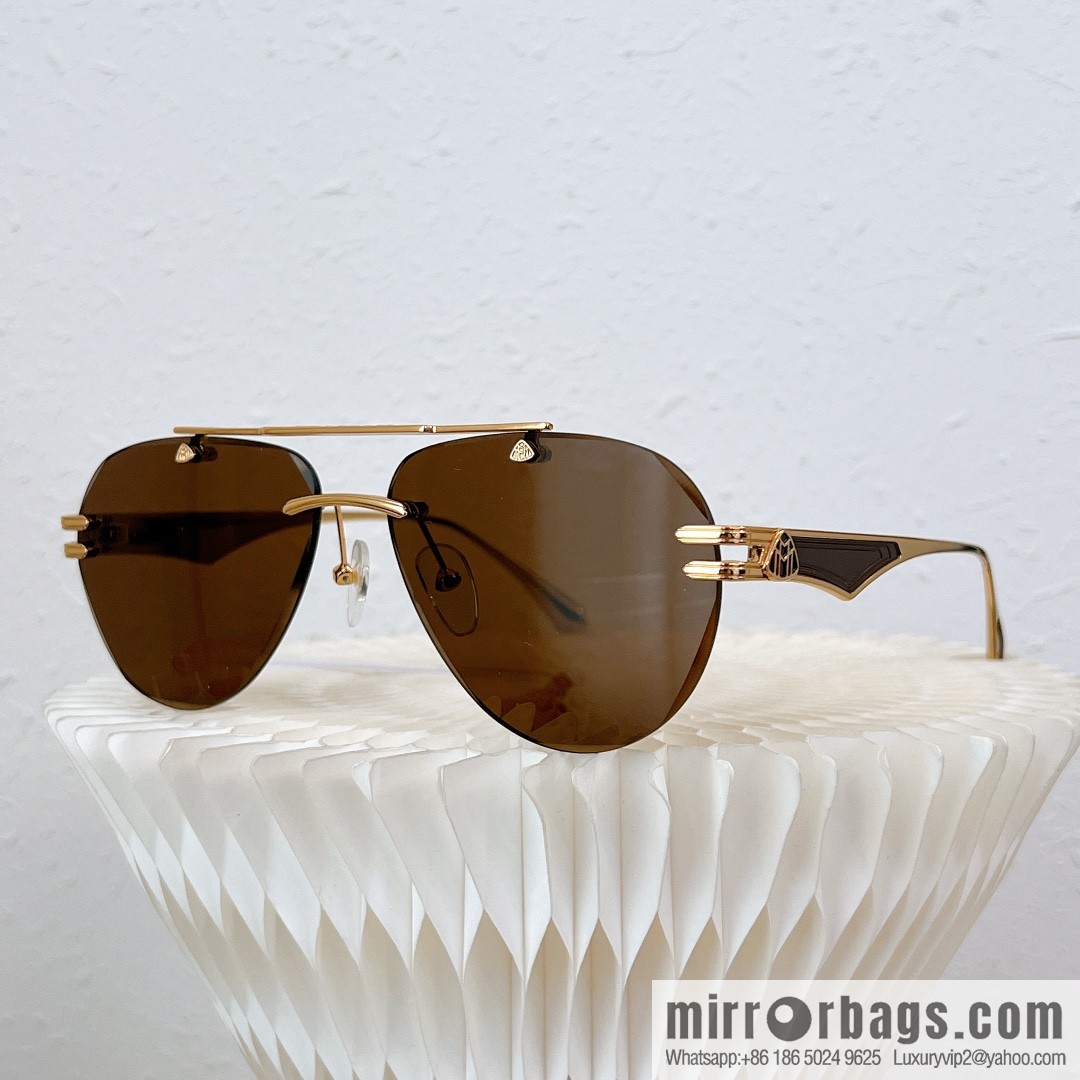 MAYBACH Maybach rimless oval sunglasses