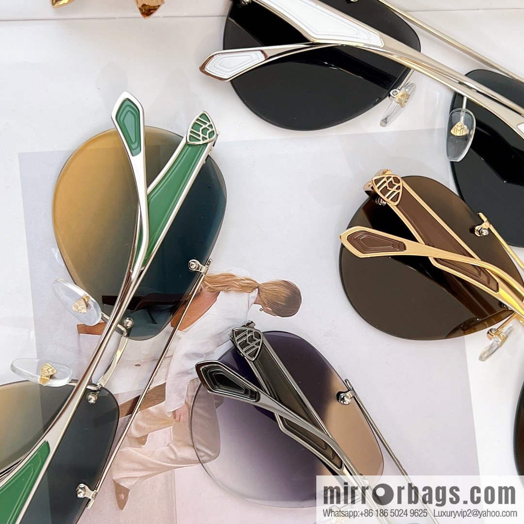 MAYBACH Maybach rimless oval sunglasses