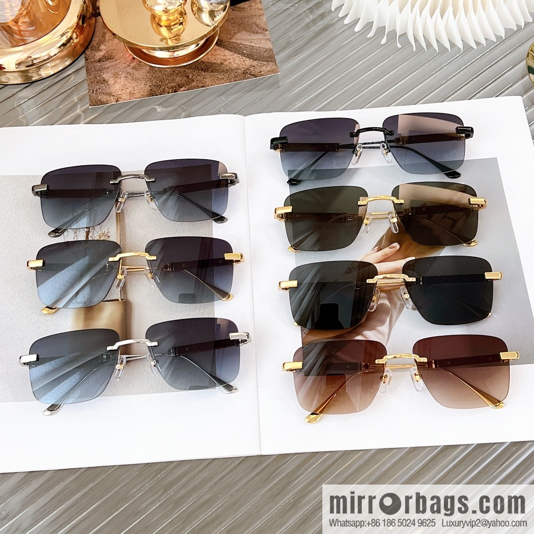 Cartier Rimless Men's Sunglasses