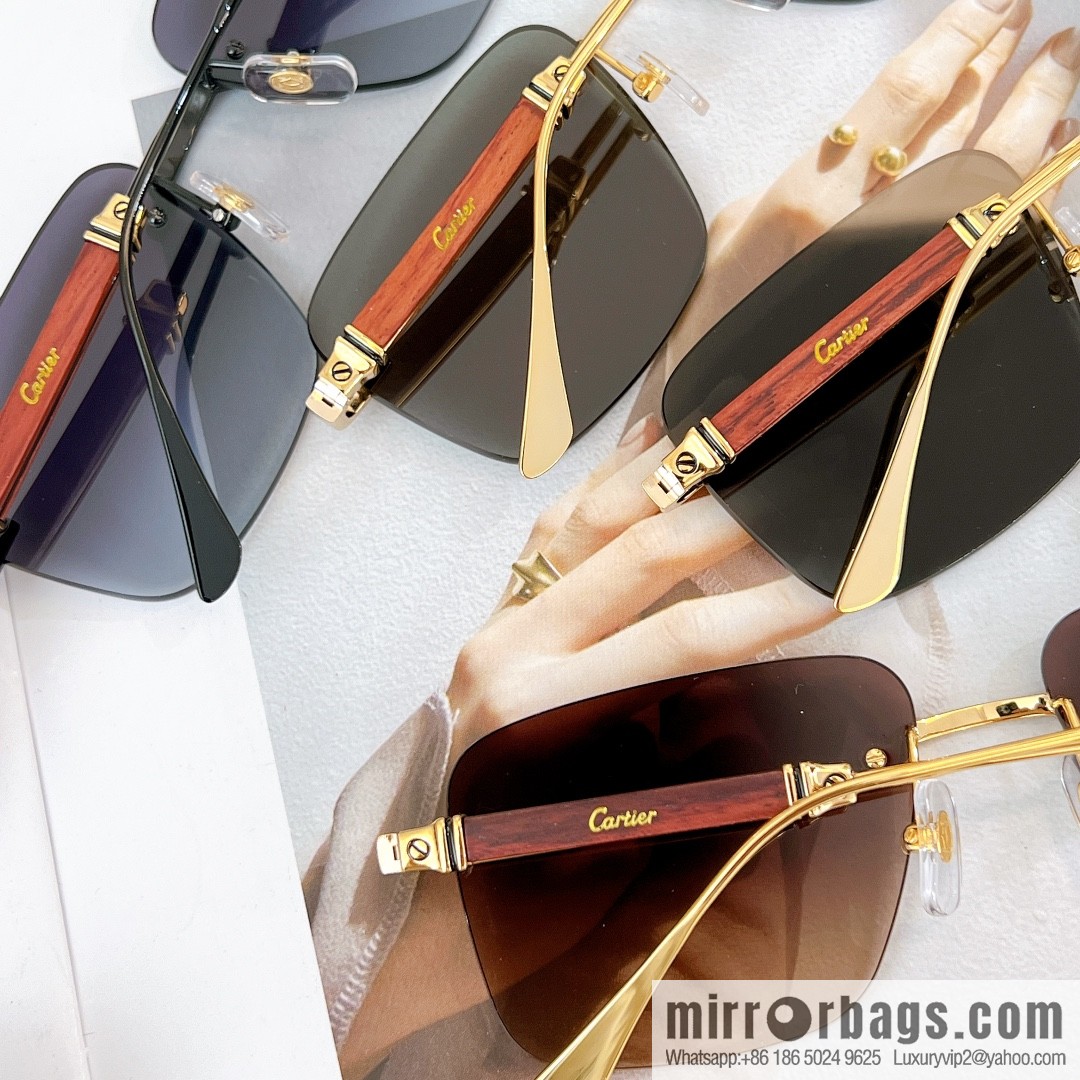Cartier Rimless Men's Sunglasses