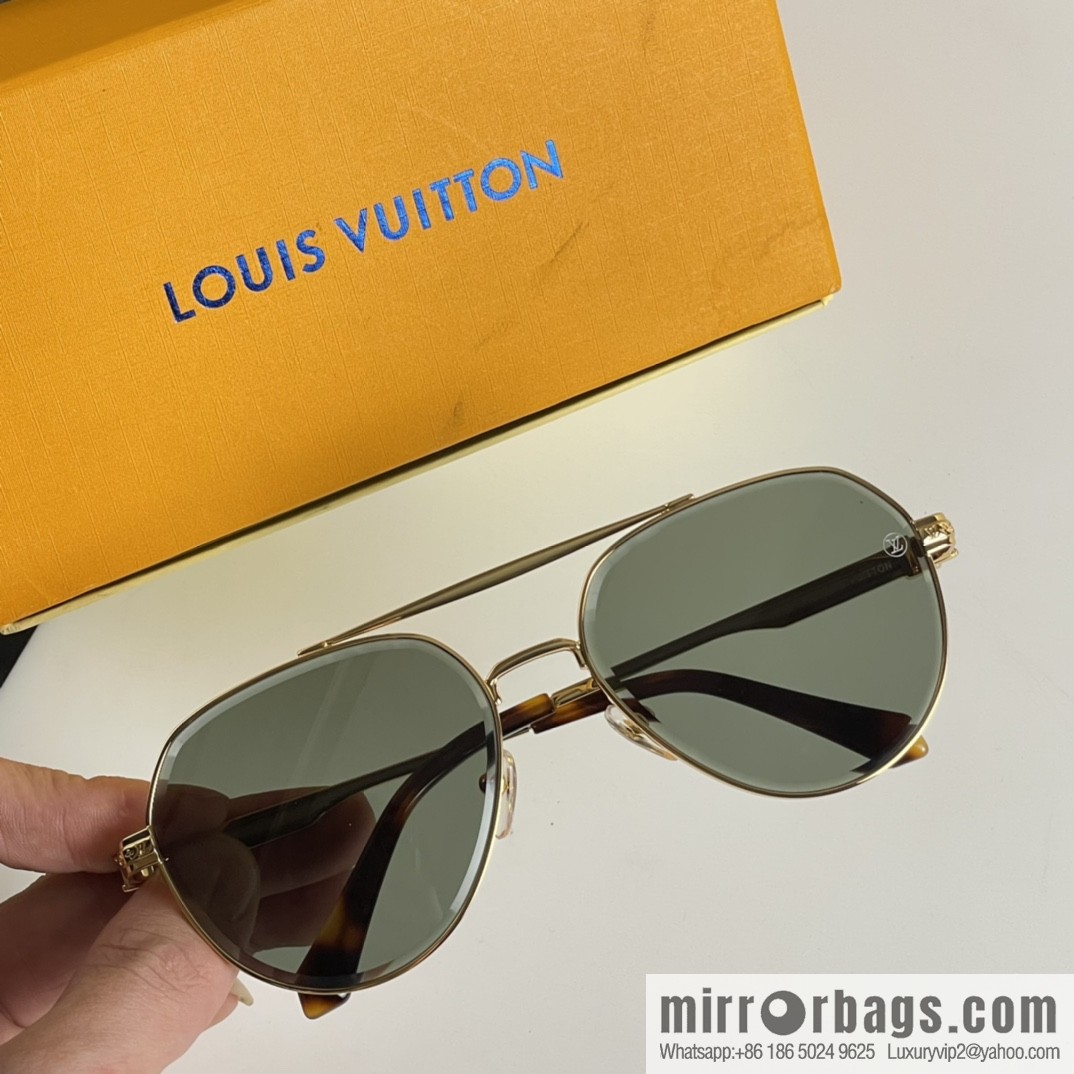 LV Louis Vuitton Classic Toad Mirror Sunglasses