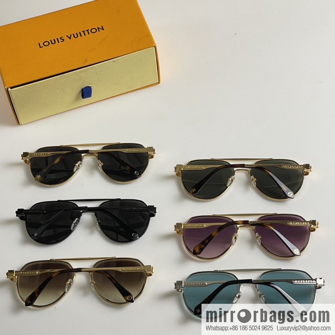 LV Louis Vuitton Classic Toad Mirror Sunglasses