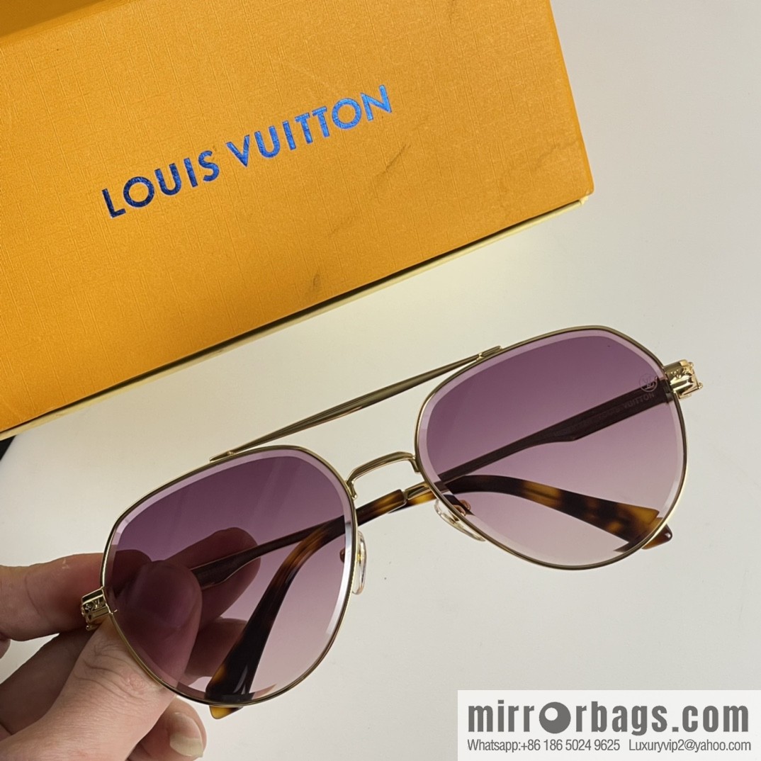 LV Louis Vuitton Classic Toad Mirror Sunglasses