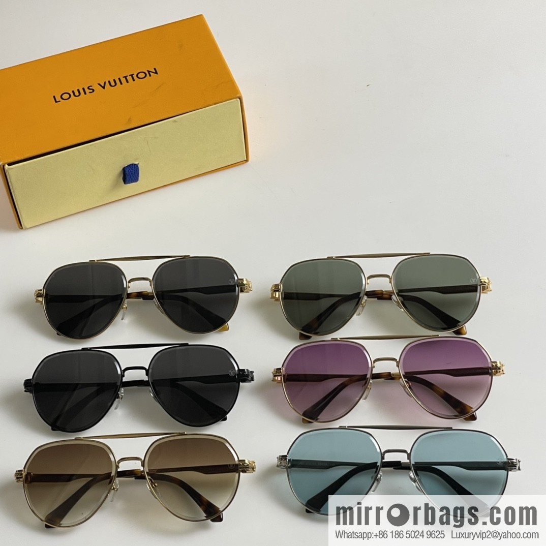 LV Louis Vuitton Classic Toad Mirror Sunglasses