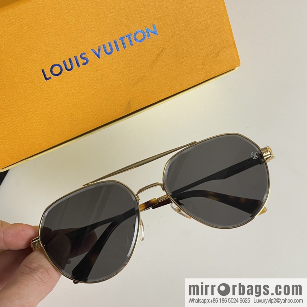 LV Louis Vuitton Classic Toad Mirror Sunglasses
