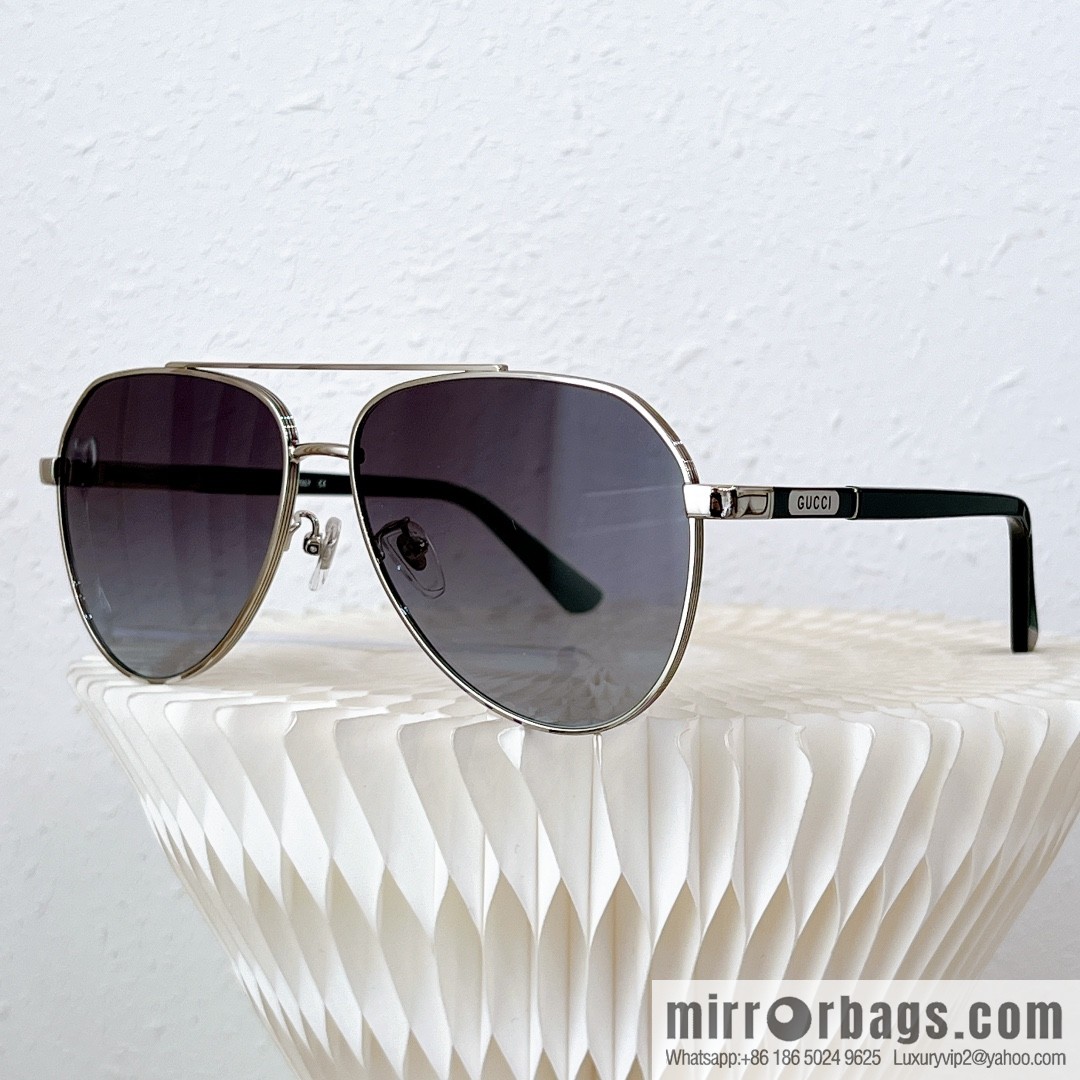 GUCCI Gucci Metal Toad Frame Unisex Sunglasses