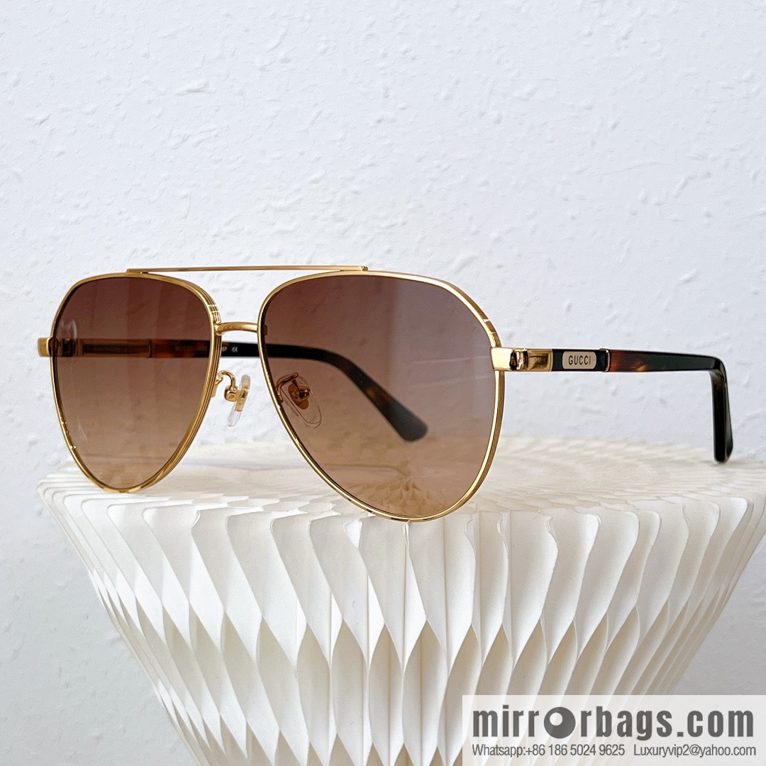 GUCCI Gucci Metal Toad Frame Unisex Sunglasses