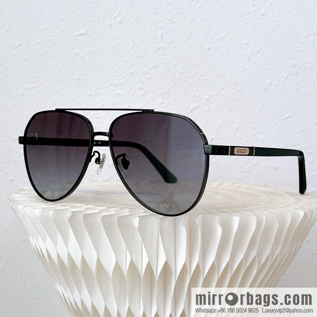 GUCCI Gucci Metal Toad Frame Unisex Sunglasses