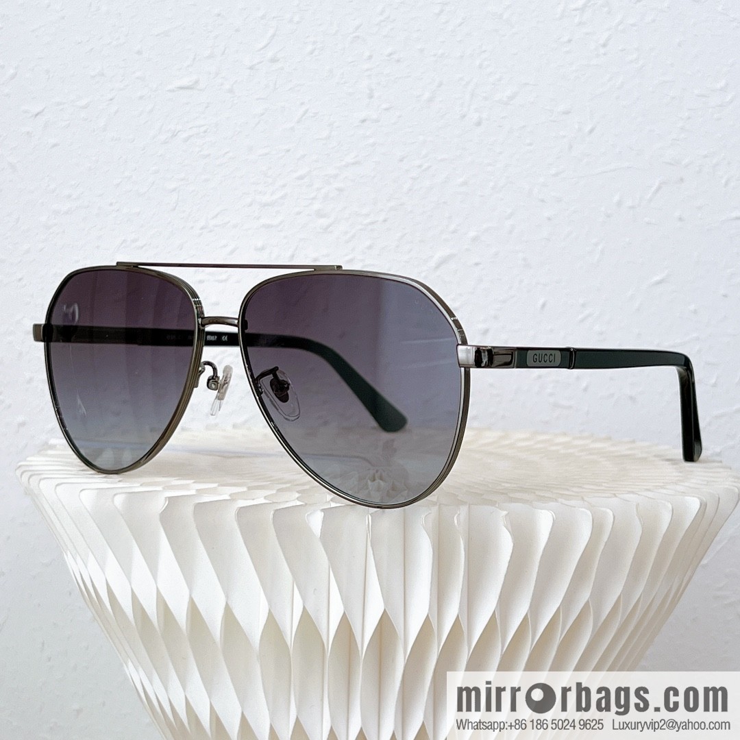 GUCCI Gucci Metal Toad Frame Unisex Sunglasses