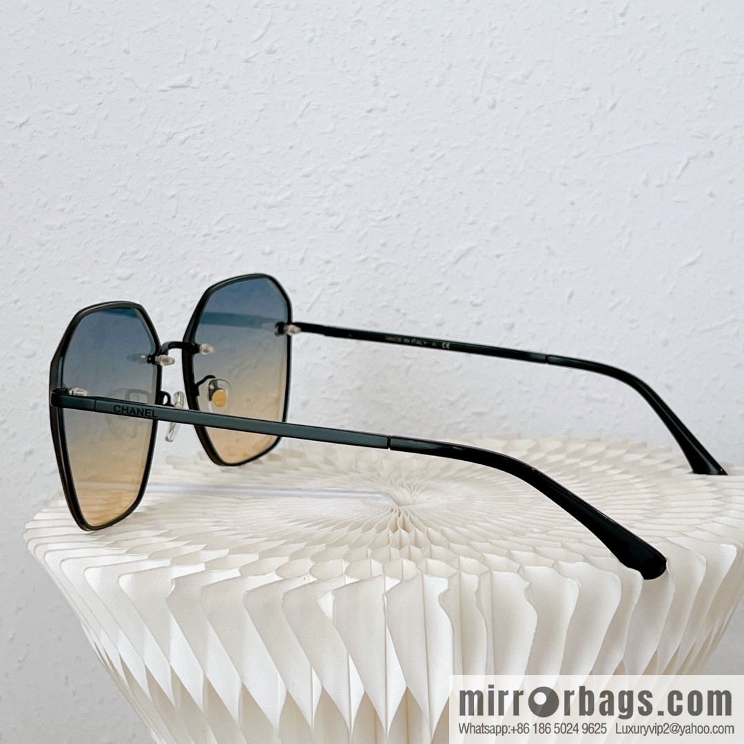 Chanel irregular frame unisex sunglasses