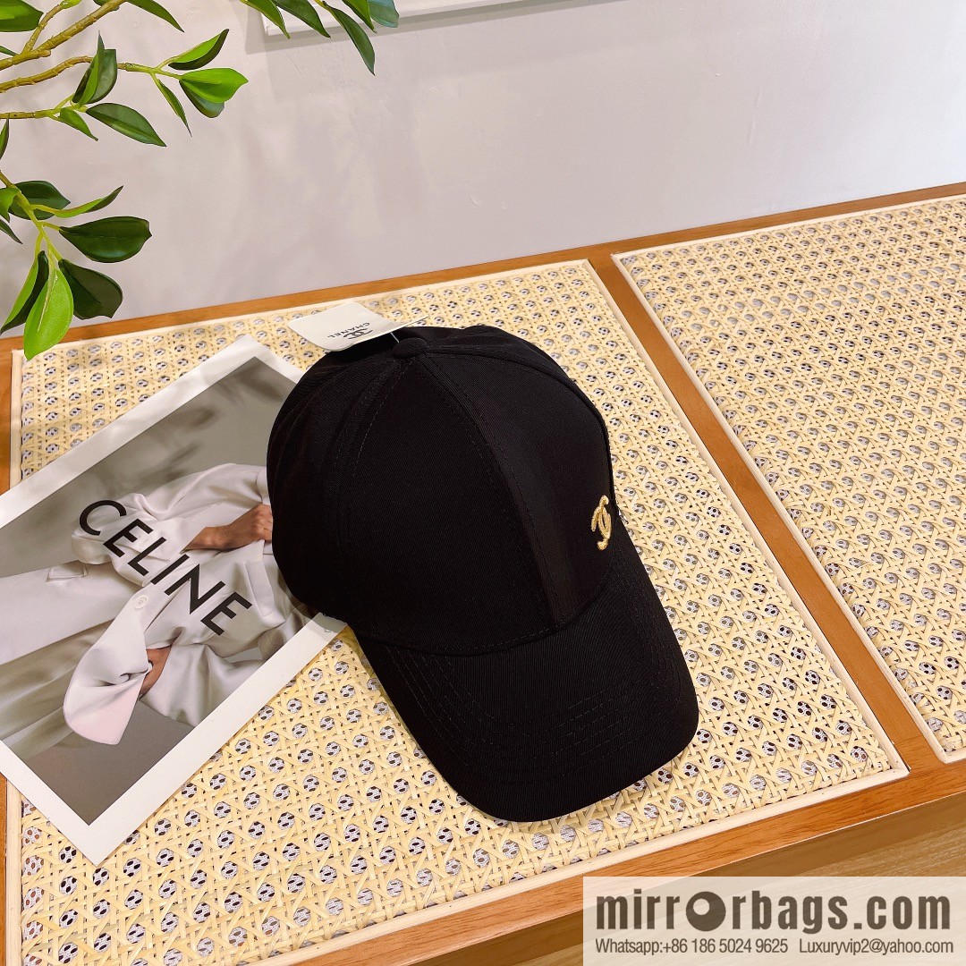Chanel 2023 new simple embroidered baseball cap